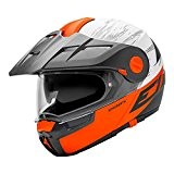 Schuberth E1 Premium rabattable à Adventure casque de moto - Crossfire Orange
