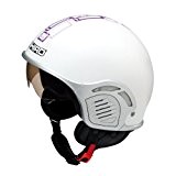 Shiro Helmets SH-482 Glory Casque demi-jet L Blanco perla/violeta