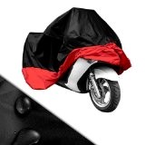 Taille XXL Longeur Max. 265cm Housse BACHE MOTO Scooter impermeable cache protection Couleur Rouge et Noir