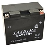 Tashima - Batterie moto WP16CLB / YB16CL-B étanche au gel 12V / 19Ah