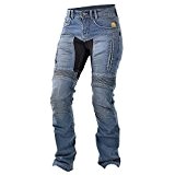 Trilobite Moto Femme Jeans, Bleu clair, taille 34