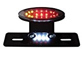 Universel Norme e LED Stop / feu arrière avec indicateurs intégrés / Clignotants Tour, Lentille Teintée et Métal Support pour ...