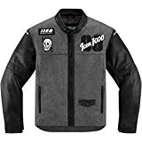 Vigilante stickup? sport riding jacket gray/black smal... - Icon - 1000 28203486